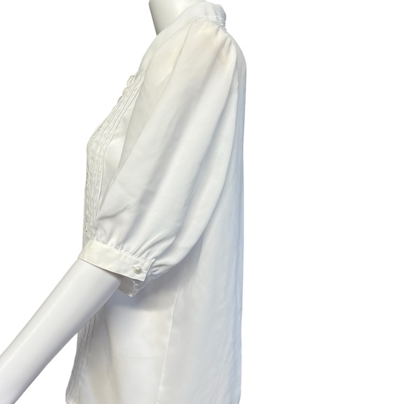 Vintage Silvercord Petites - Women’s Embroidered Blouse Sz 14P - Picture 3 of 5